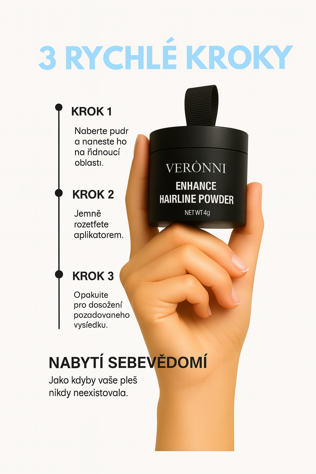 Chránící pudr na vlasy